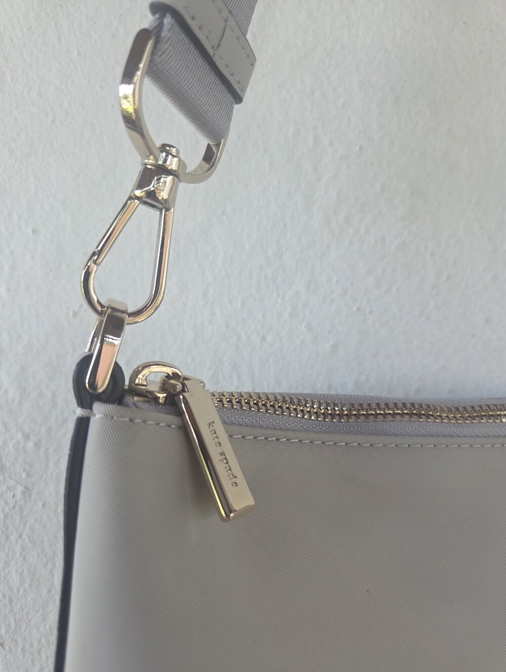 Kate Spade Chelsea Nylon Duffle Bag in Platinum Gray - Picture 2 of 5
